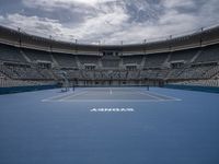 Tennis Stadium: Symmetry and Open Space