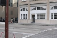 Texas City Urban Facade with Windows and Doors