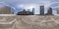 a 360 lens image shows an area that appears to be very empty and unsolamably