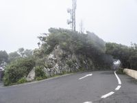 Scenic Road in Tenerife, Spain