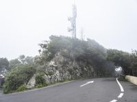 Scenic Road in Tenerife, Spain