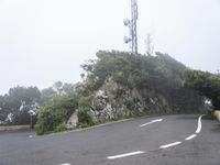 Scenic Road in Tenerife, Spain