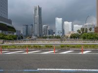 Tokyo Cityscape on a Gloomy Day