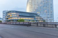 Tokyo at Dawn: Cityscape with Bridges and Roads
