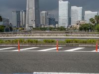 Tokyo's Gloomy Day in the Business District