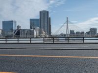 Tokyo, Japan: Modern Cityscape with Bridges and Armco Barriers