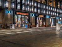 Tokyo, Japan: Office Buildings and Stores Illuminated at Night