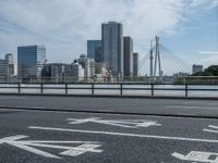 Tokyo, Japan Urban Cityscape with Bridge