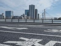 Tokyo, Japan Urban Cityscape with Bridge