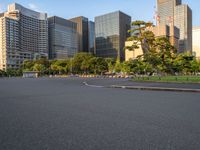 Tokyo's Modern Architecture Skyline and Greenery