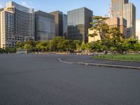 Tokyo's Modern Architecture Skyline and Greenery