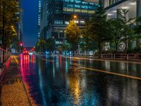 Tokyo Night: City Lights in the Business District