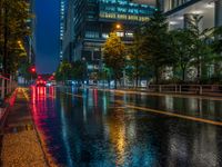 Tokyo Night: City Lights in the Business District