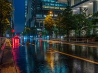 Tokyo Night: City Lights in the Business District