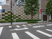 Tokyo Urban Road with Modern Architecture