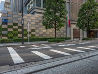 Tokyo Urban Road with Modern Architecture