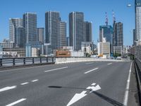 Tokyo Urban Skyline: A Futuristic Bridge