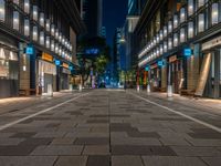 Tokyo's Business District: A Nighttime View