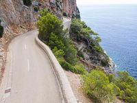 Top Down View of Elevated Road in Mallorca 001