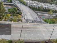 Top-Down View of a Los Angeles Suburb: Bridge