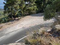 Top-Down View of Mallorca Beach: Clear Sky and Coastal Waters