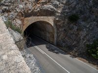 Top Down View of Mallorca: Elevated Road and High Mountains (002)