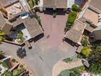 Top-Down View of a Residential Area in Mallorca