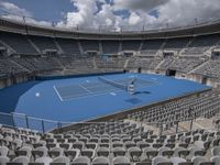 Top-Down View of a Sport Stadium