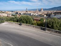 Top-Down View of Tuscany Landscape: An Overlook