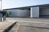 Toronto Architecture with Sleek Line Facade and Clear Sky