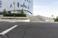 Toronto Business District with Concrete Facade