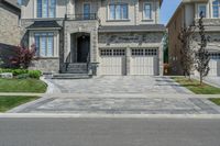 Toronto, Canada: Asphalt Road under Clear Blue Skies