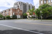 Toronto, Canada Neighborhood with Low Rise Houses 003