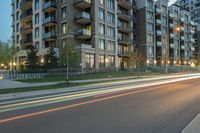 Toronto, Canada Night Time Residential Neighborhood 001