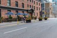 Toronto City Streets: A View of Brick Walls