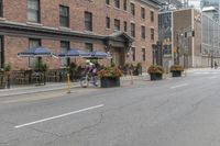 Toronto City Streets: A View of Brick Walls