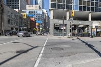 Toronto Cityscape: Clear Sky Over the Business District