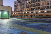 Toronto Cityscape at Dawn with Artificial Lights 005