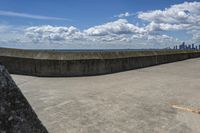 Toronto Coastal Concrete Road Along Lake Ontario 002