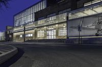 Toronto Financial District: Business Buildings at Night