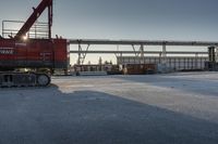 Toronto Industrial Bridge: Clear Sky and Open Space