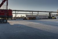 Toronto Industrial Bridge: Clear Sky and Open Space