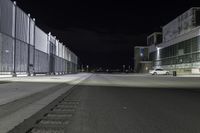 Night view of modern architecture in Toronto