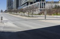 Cityscape of Toronto, Ontario, Canada with Residential Area and Skyscrapers