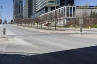 Cityscape of Toronto, Ontario, Canada with Residential Area and Skyscrapers