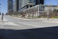 Cityscape of Toronto, Ontario, Canada with Residential Area and Skyscrapers