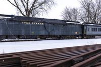 Toronto Railroad in the Snow: A Day Under a Grey Sky