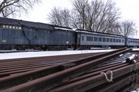 Toronto Railroad in the Snow: A Day Under a Grey Sky