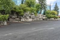 Toronto Residential Area with Concrete Road and Parking Lot