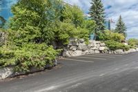 Toronto Residential Area with Concrete Road and Parking Lot